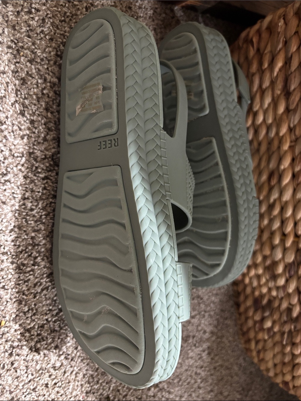 Reef Women’s Sage Green Adjustable Strap Sandals - Picture 2 of 2